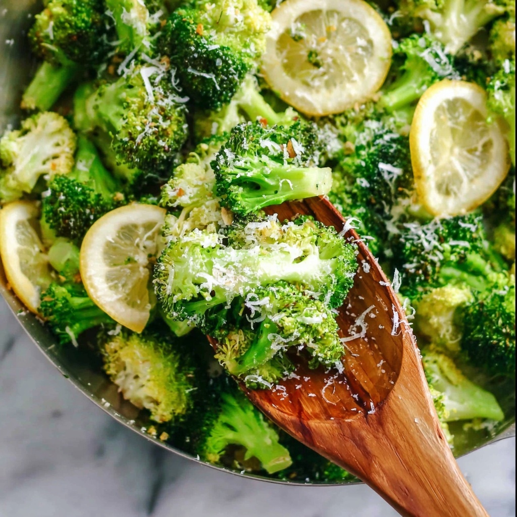 Lemon Parmesan Roasted Broccoli Recipe - Recipe Image