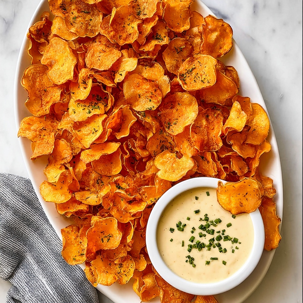 Baked Sweet Potato Chips Recipe - Recipe Image