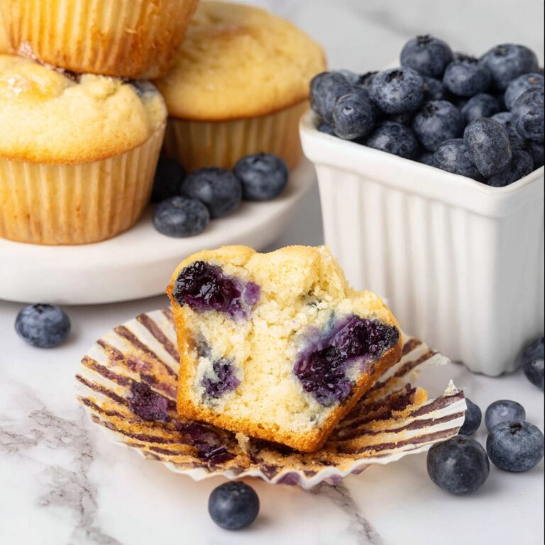 Blueberry Muffins with Pancake Mix Recipe