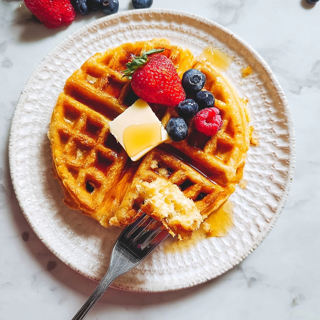 Homemade Waffles Recipe - Recipe Image