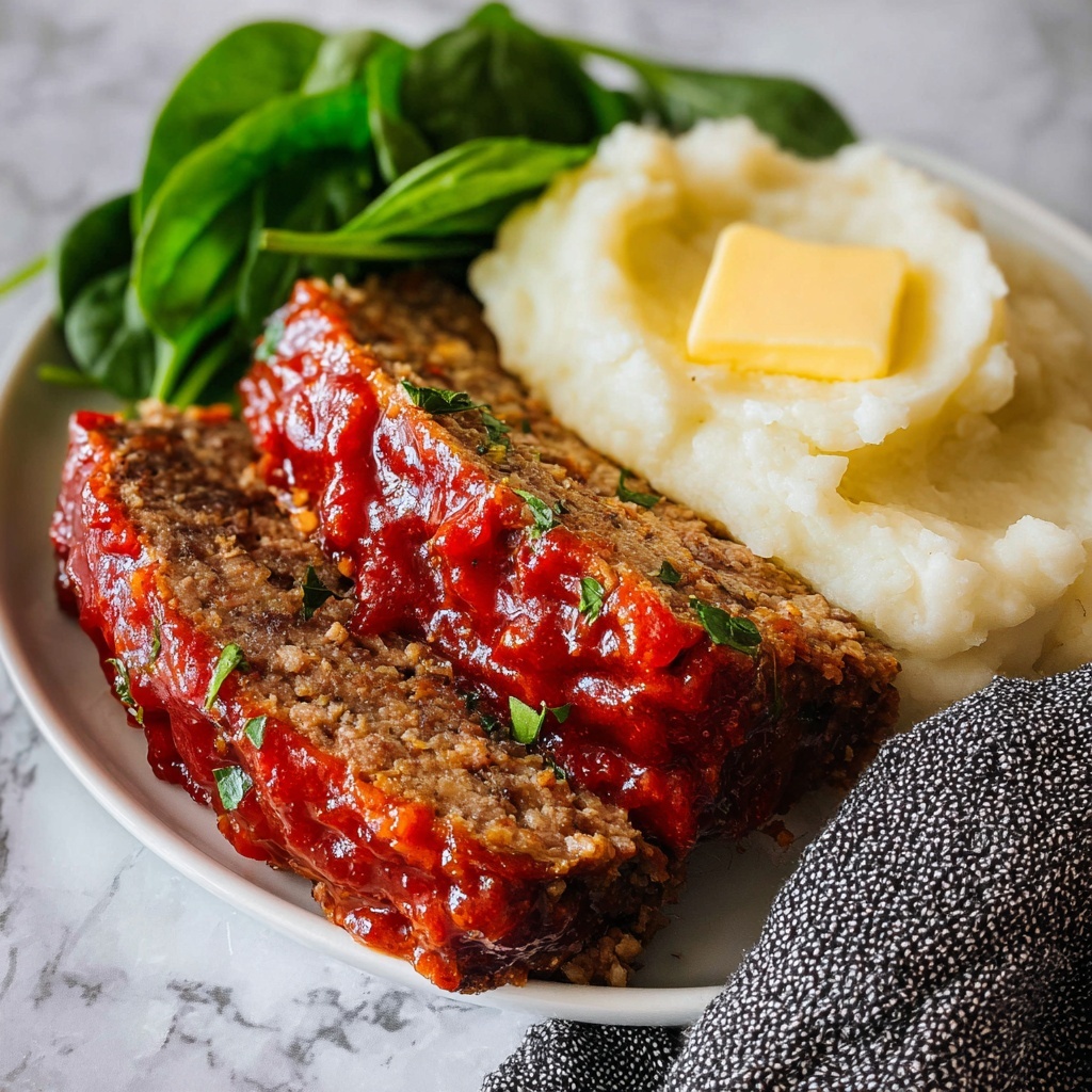 Air Fryer Meatloaf with Sweet and Tangy Glaze Recipe - Recipe Image