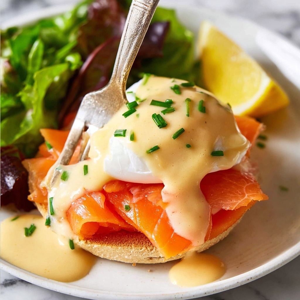 Eggs Benedict with Bacon, Ham, and Smoked Salmon Recipe - Recipe Image