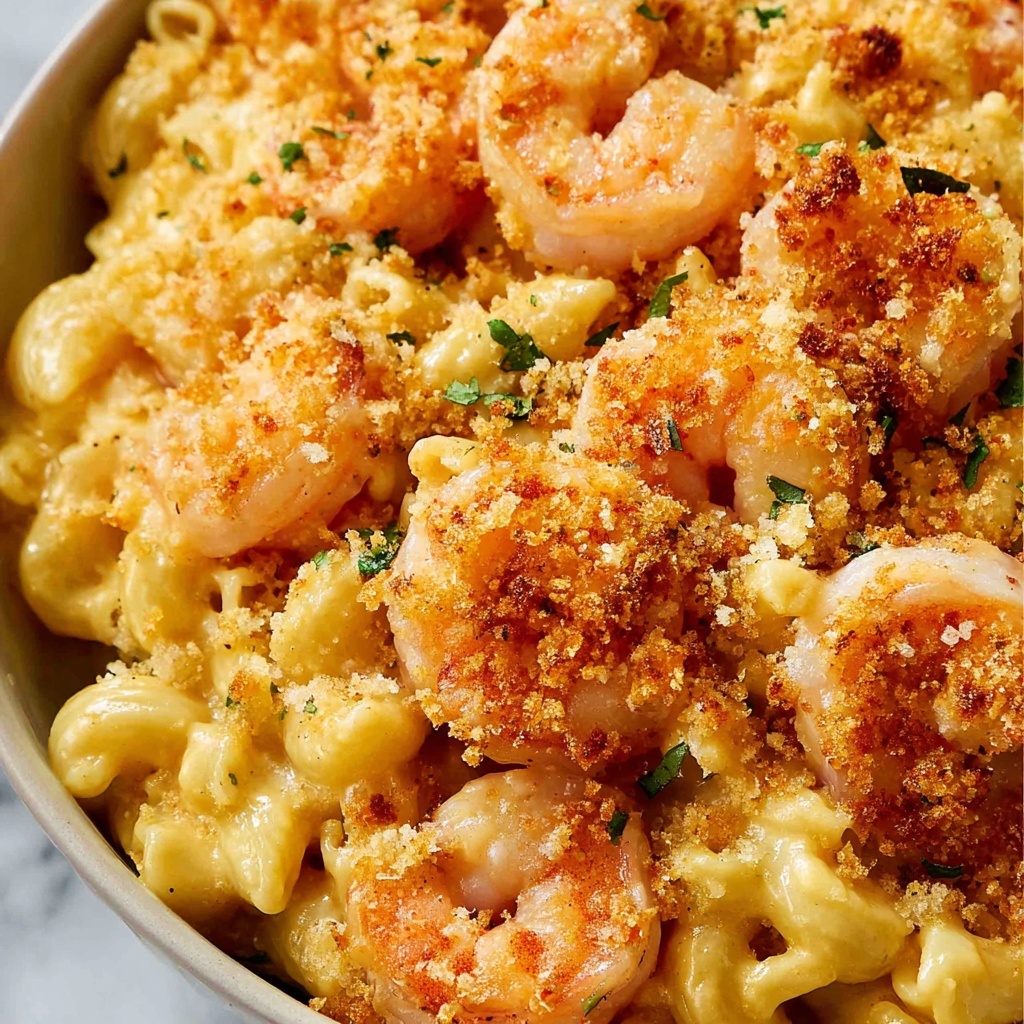 Garlic Shrimp Mac and Cheese Recipe - Recipe Image