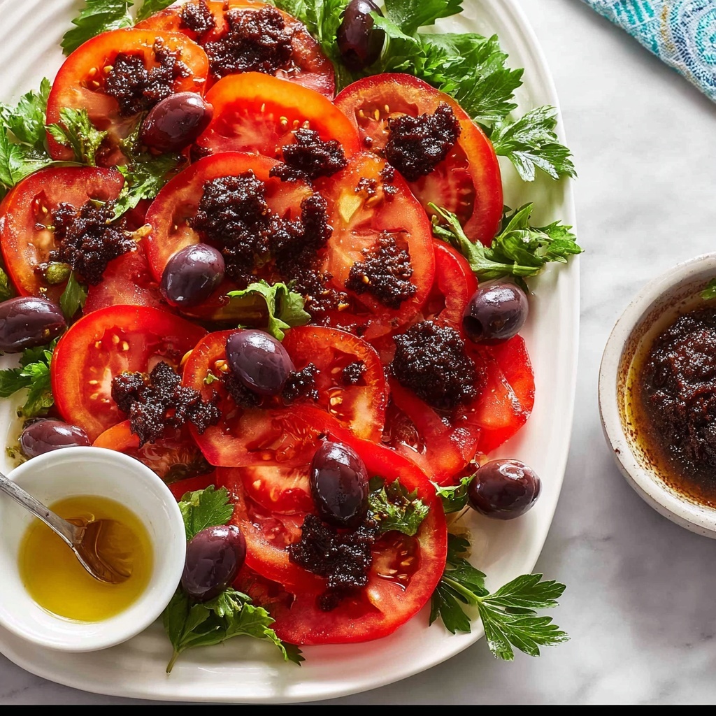 Tomato Salad with Olive Tapenade Recipe - Recipe Image