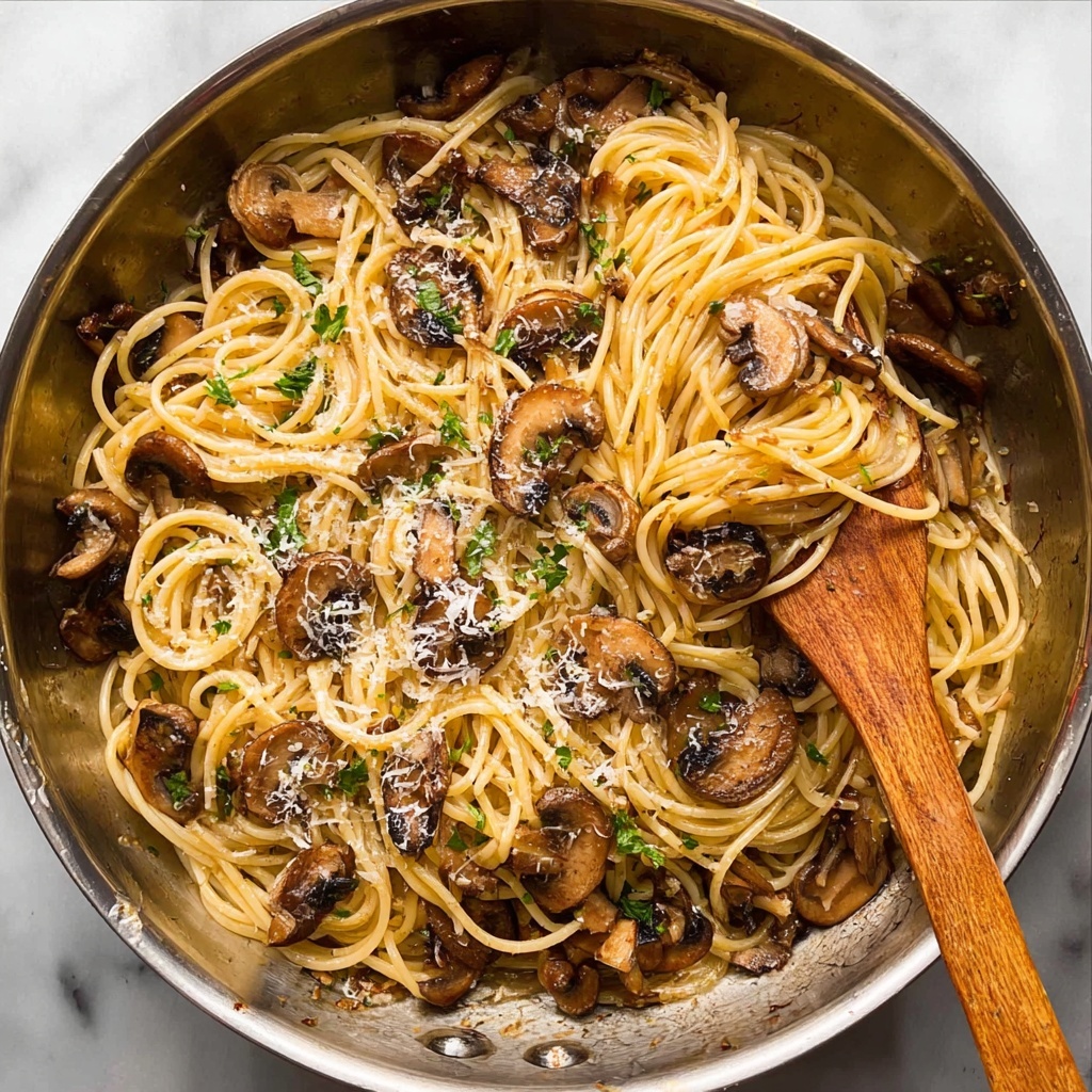 Creamy Mushroom Pasta Recipe - Recipe Image