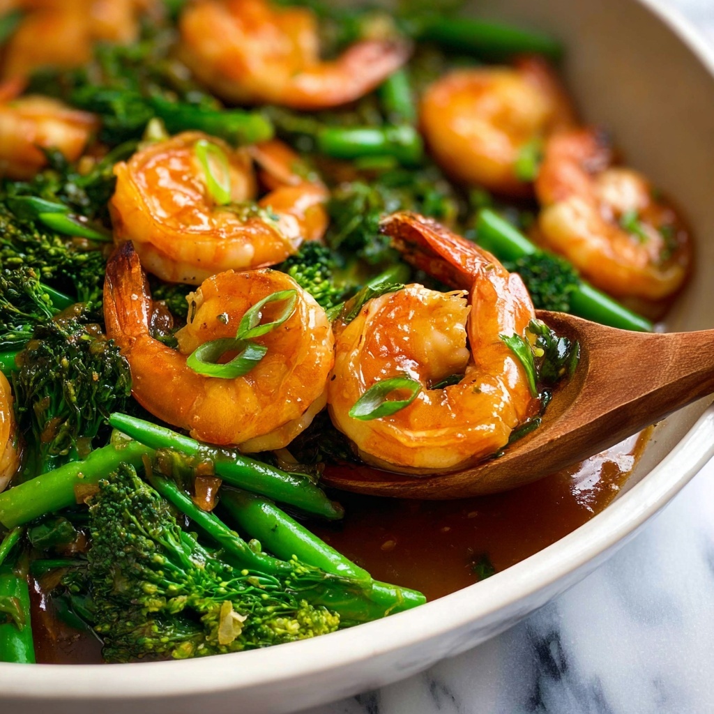 Prawn Stir Fry with Broccolini and Snow Peas Recipe - Recipe Image