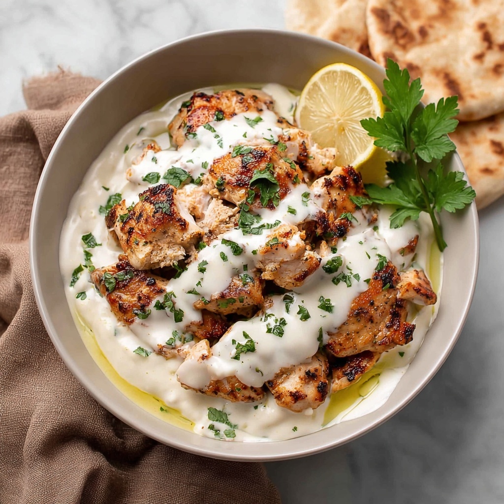 Lebanese Lemon Garlic Chicken - Al Aseel Copycat Recipe - Recipe Image