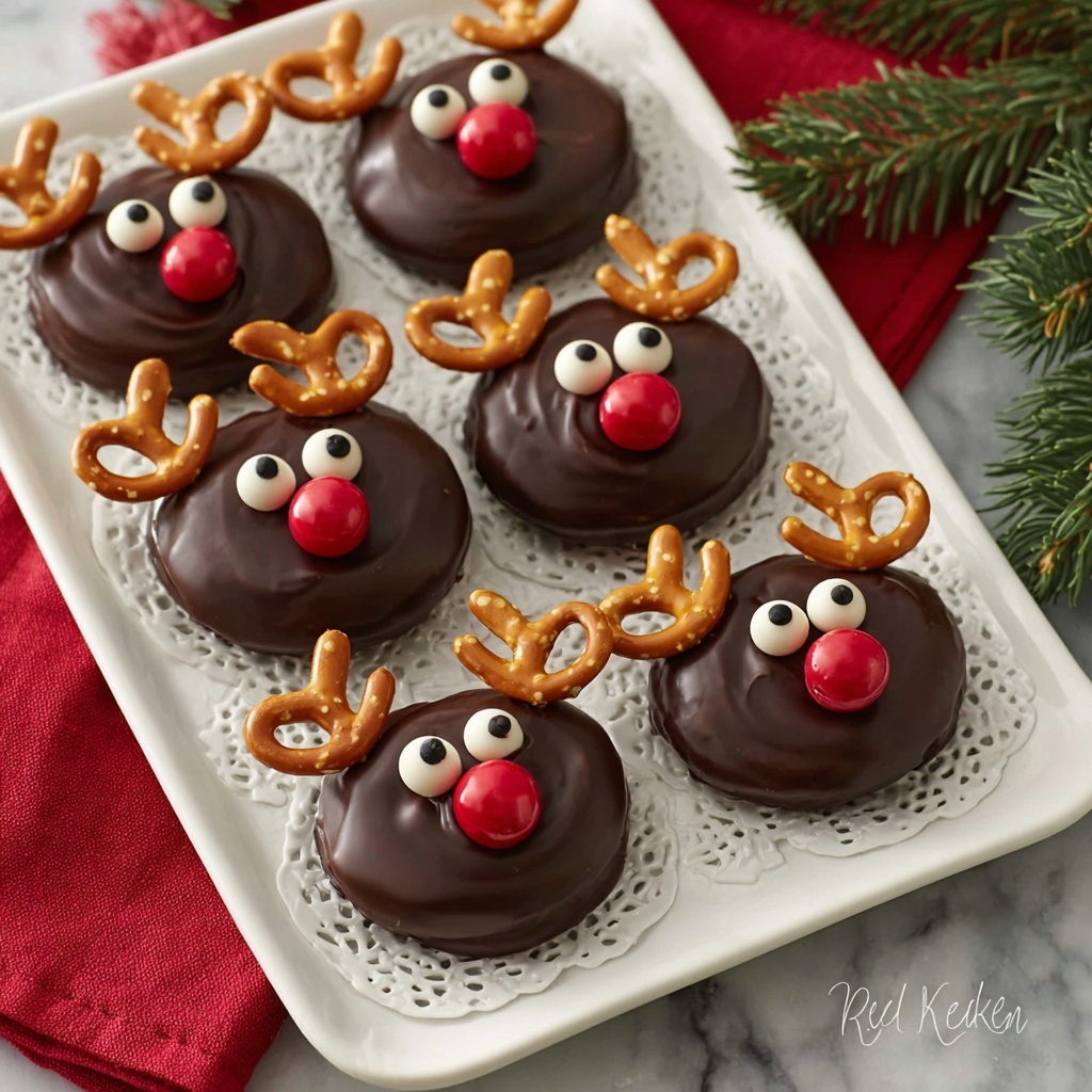 Reindeer Oreo Cookies Recipe - Recipe Image