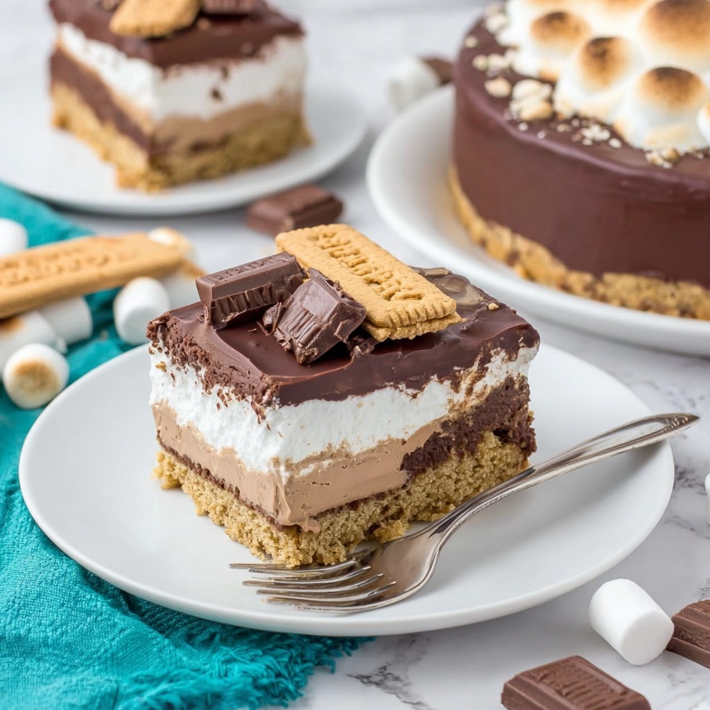 S'mores Cheesecake Recipe - Recipe Image