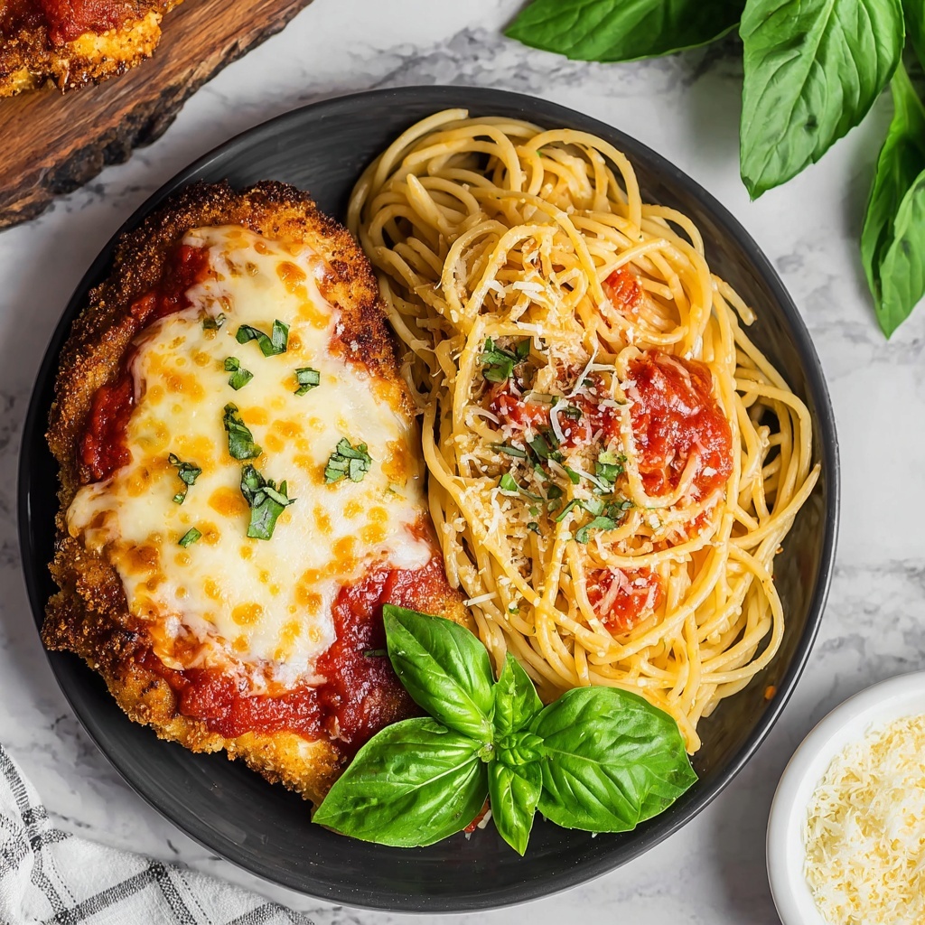 Classic Chicken Parmesan with Marinara and Mozzarella Recipe - Recipe Image