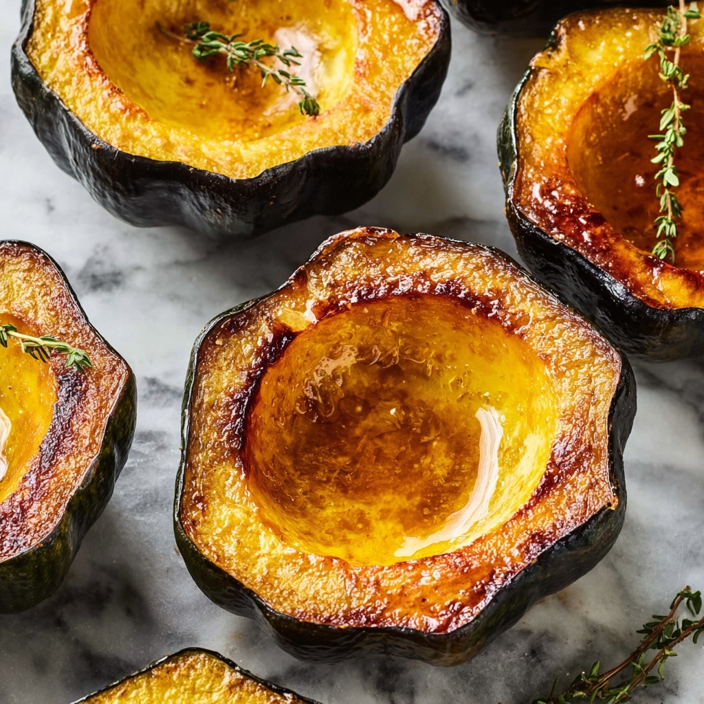 Maple Butter Roasted Acorn Squash Recipe - Recipe Image