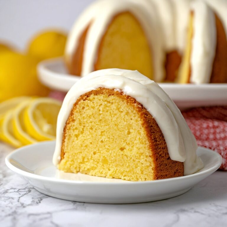 Lemon Nothing Bundt Cake Recipe