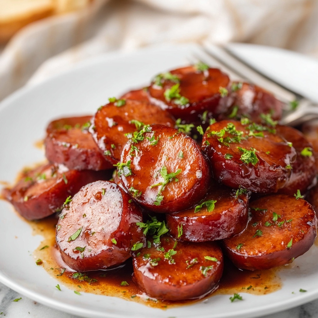 BBQ Kielbasa Bites Recipe - Recipe Image