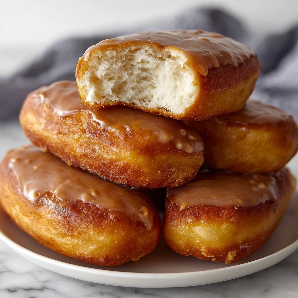 Maple Glazed Fried Biscuits (Maple Bars) Recipe - Recipe Image
