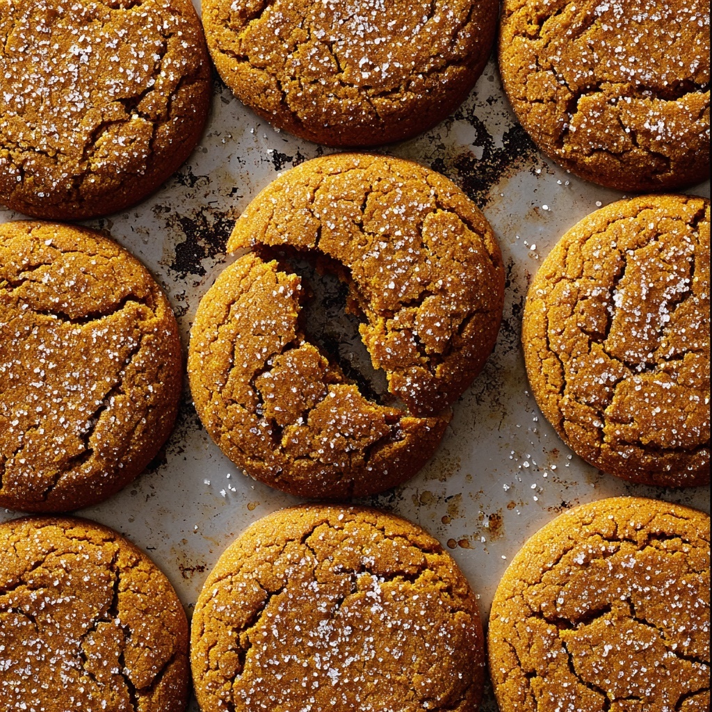 Ginger Molasses Cookies Recipe - Recipe Image