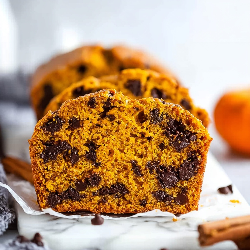Chocolate Chip Pumpkin Bread Recipe - Recipe Image