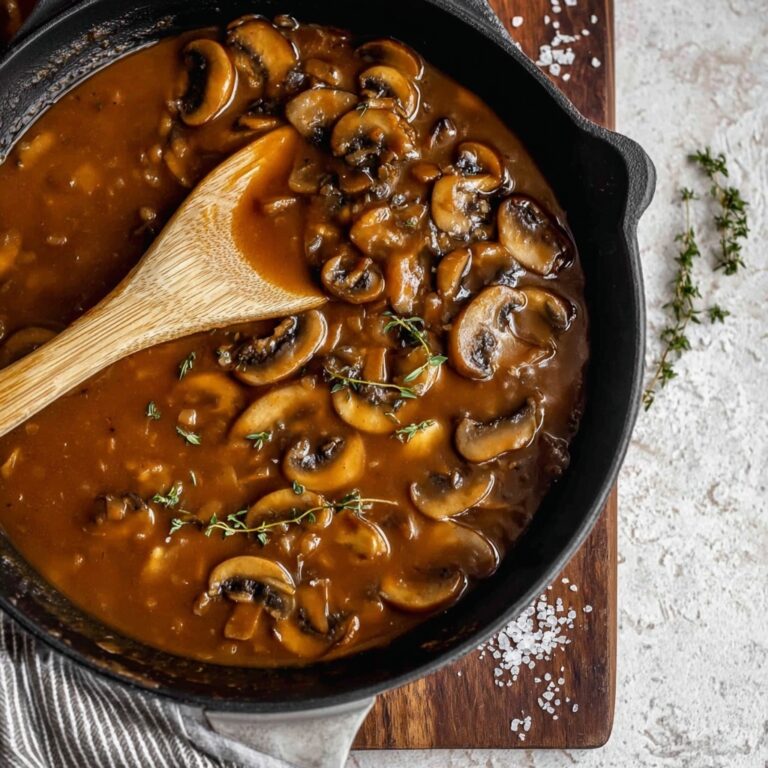 Creamy Mushroom Sauce Recipe