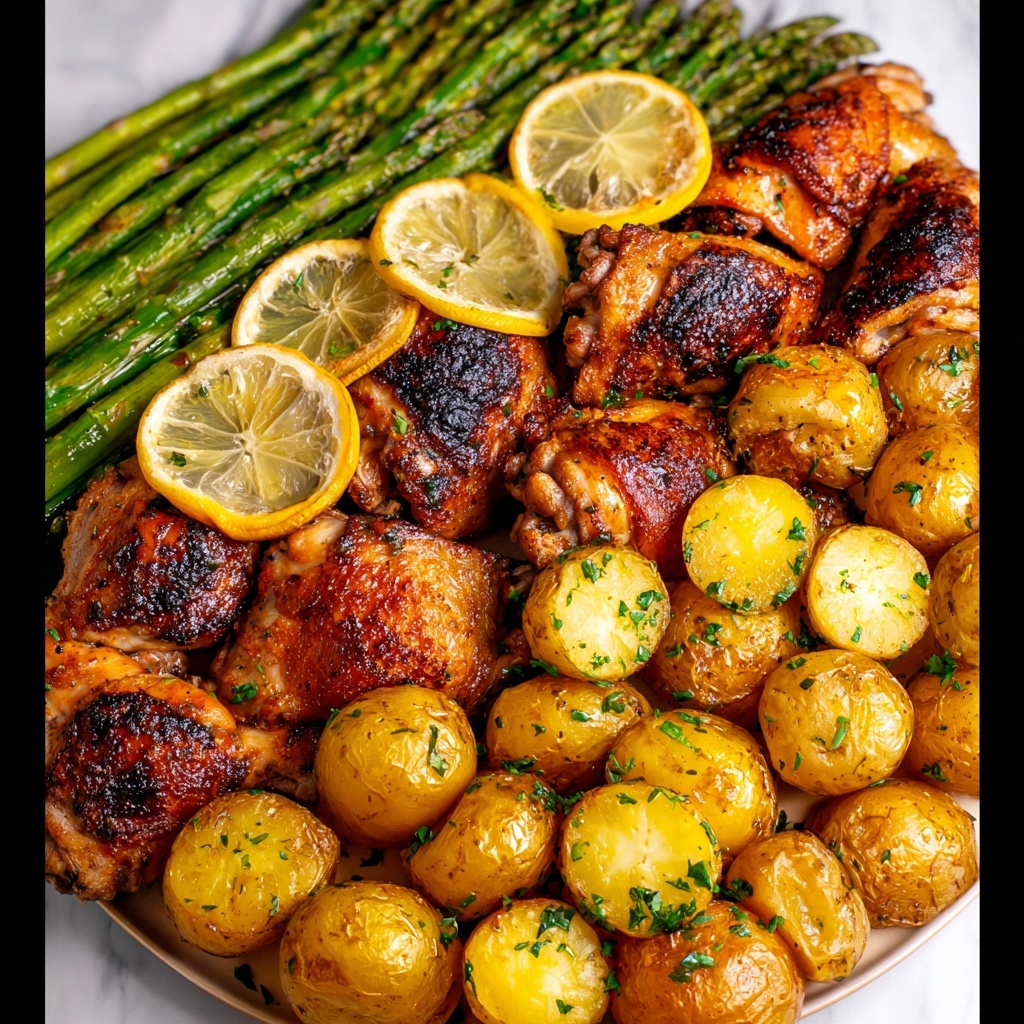 Chicken and Asparagus Sheet Pan Dinner Recipe - Recipe Image
