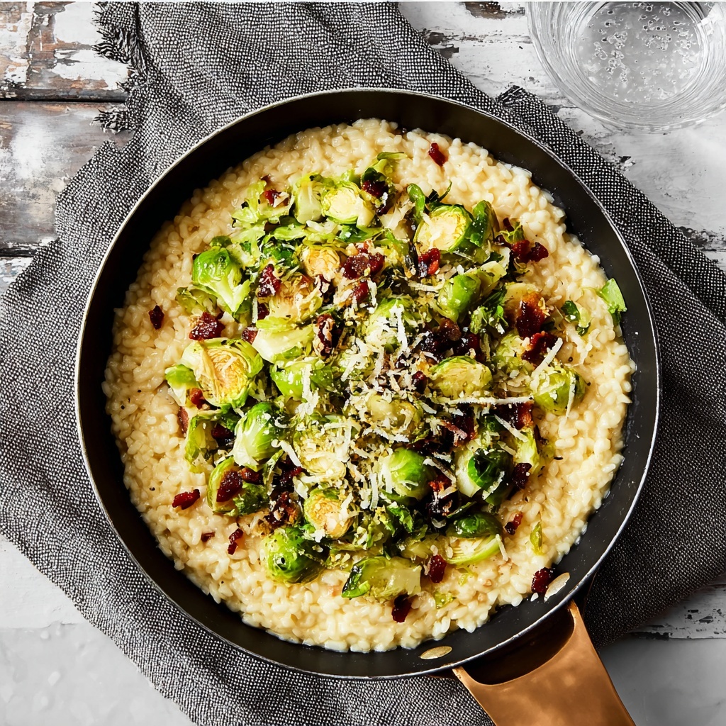 Risotto with Bacon and Brussels Sprouts Recipe - Recipe Image