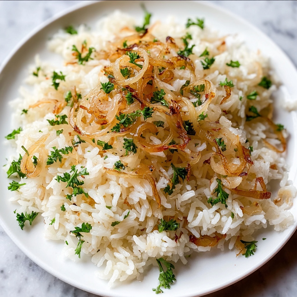 Buttery Onion Rice Recipe - Recipe Image