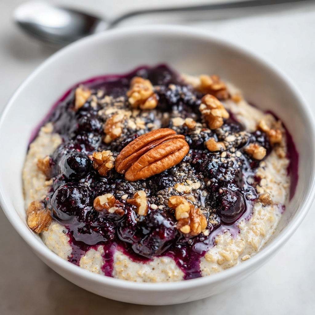 Blueberry Pie Overnight Oats Recipe - Recipe Image