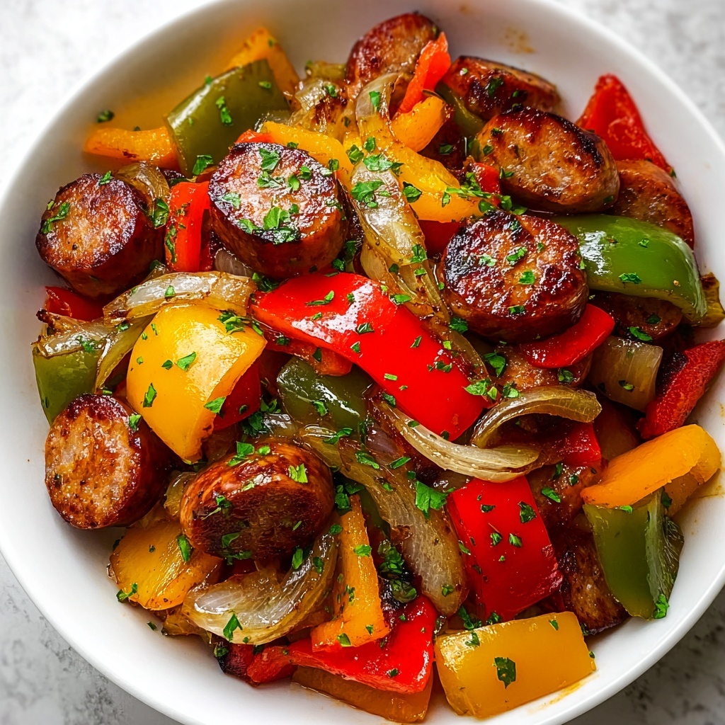Honey Garlic Kielbasa with Roasted Veggies Recipe - Recipe Image