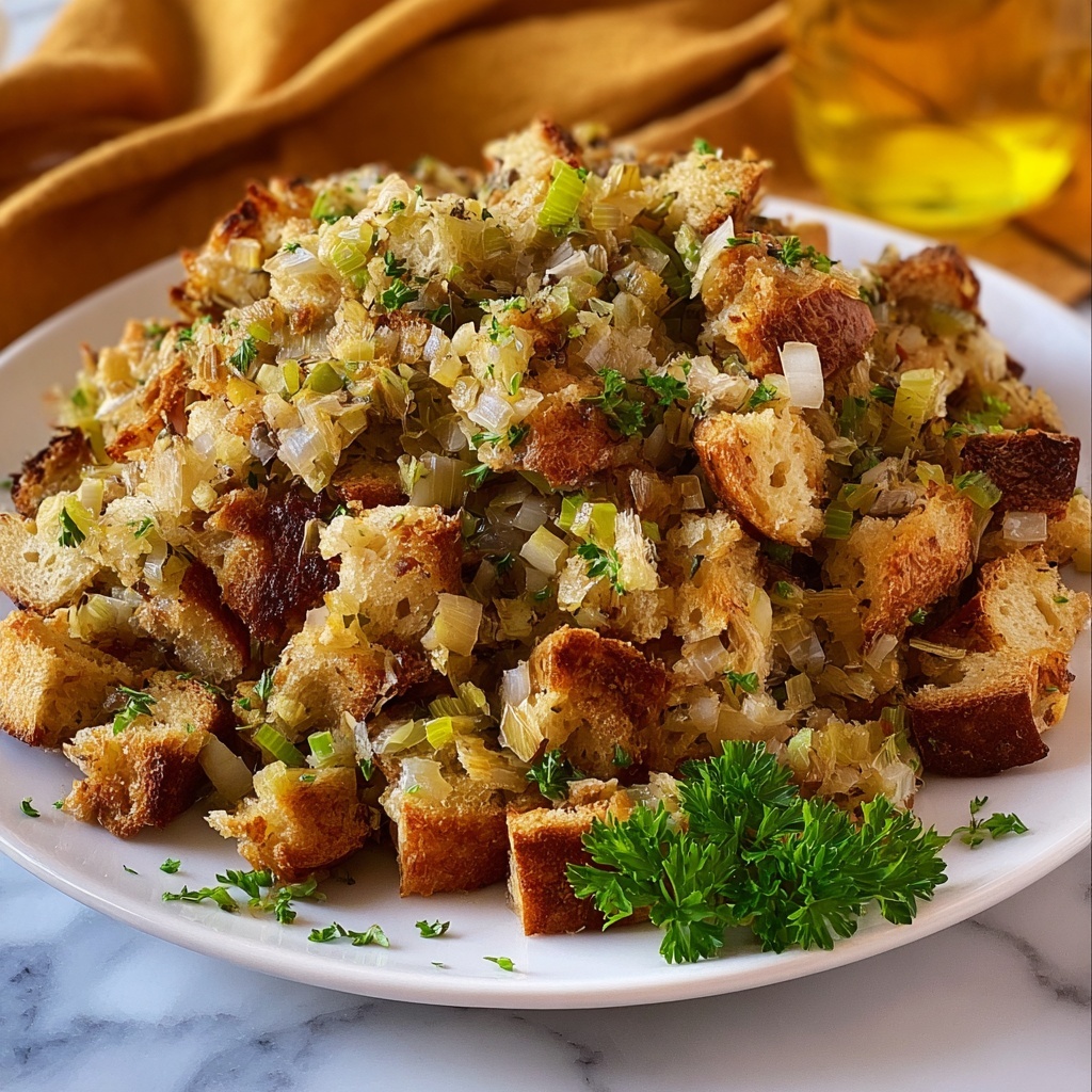 Classic Bread Stuffing Recipe - Recipe Image