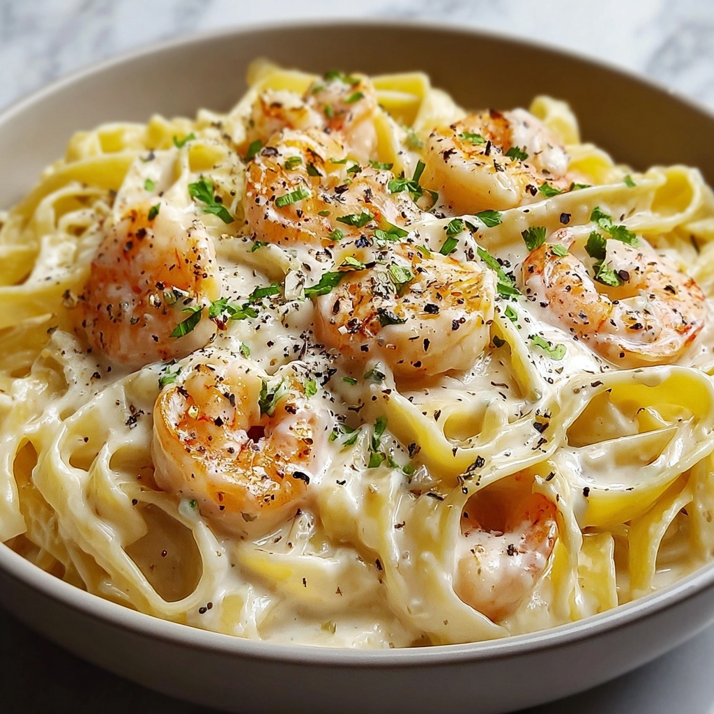 Creamy Crab Fettuccine Alfredo Recipe - Recipe Image