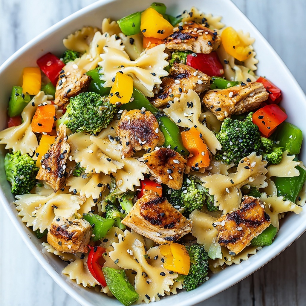 Teriyaki Chicken Pasta Salad Recipe - Recipe Image