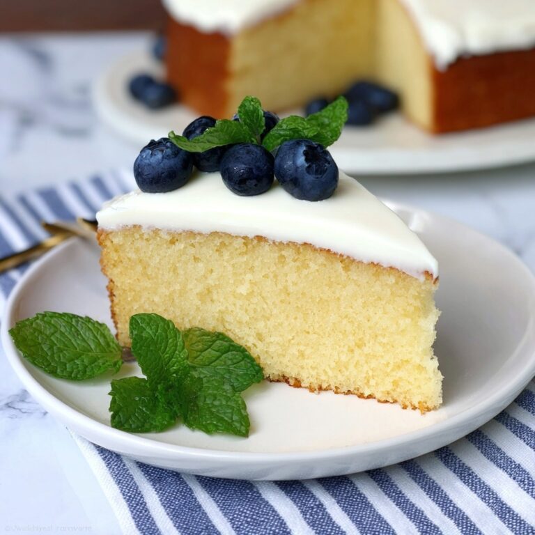 Easy Vanilla Custard Cake Recipe