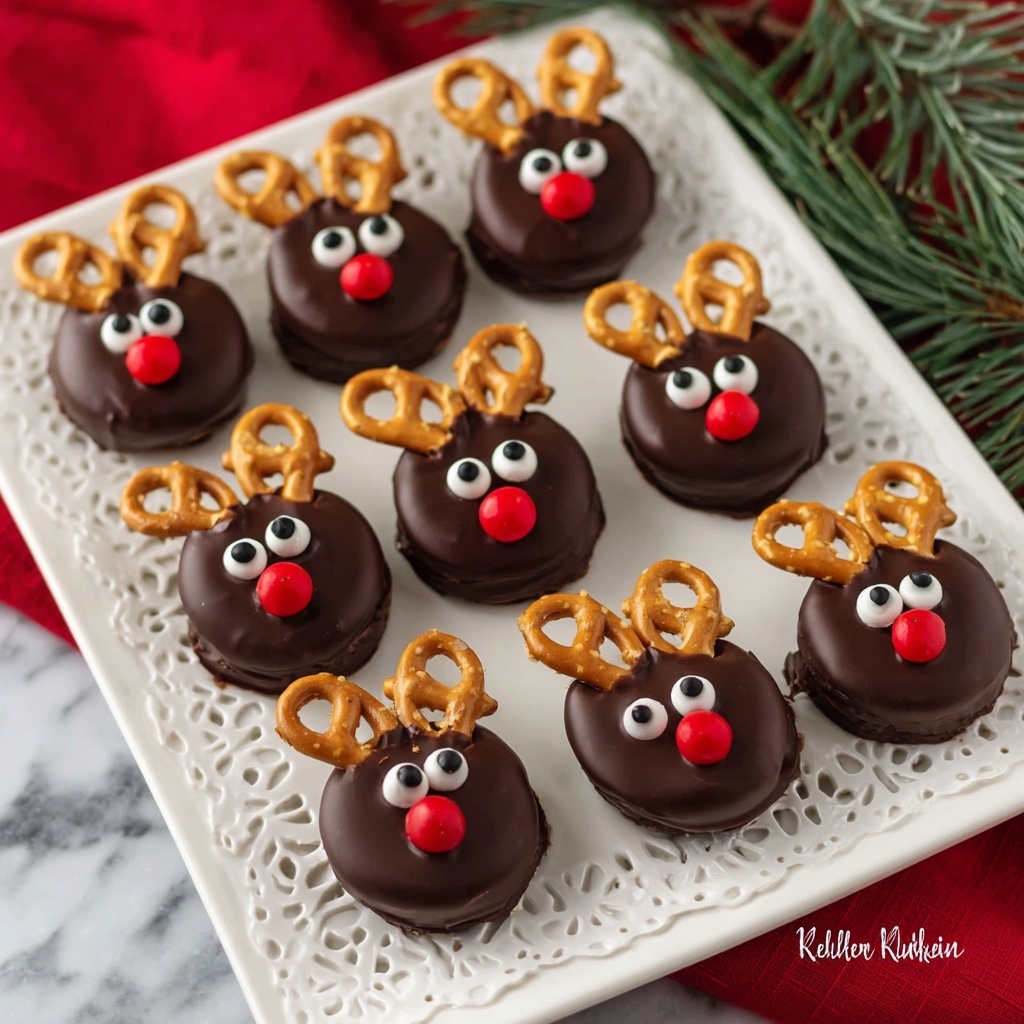 Reindeer Oreo Cookies Recipe - Recipe Image