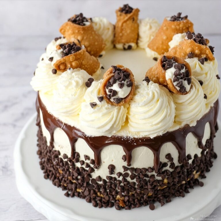 Layered Cannoli Cake Recipe