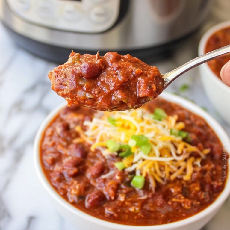Instant Pot Three Bean Chili Recipe