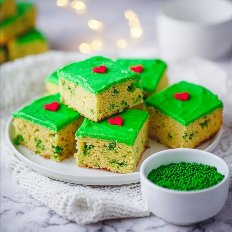 Grinch Sugar Cookie Bars Recipe