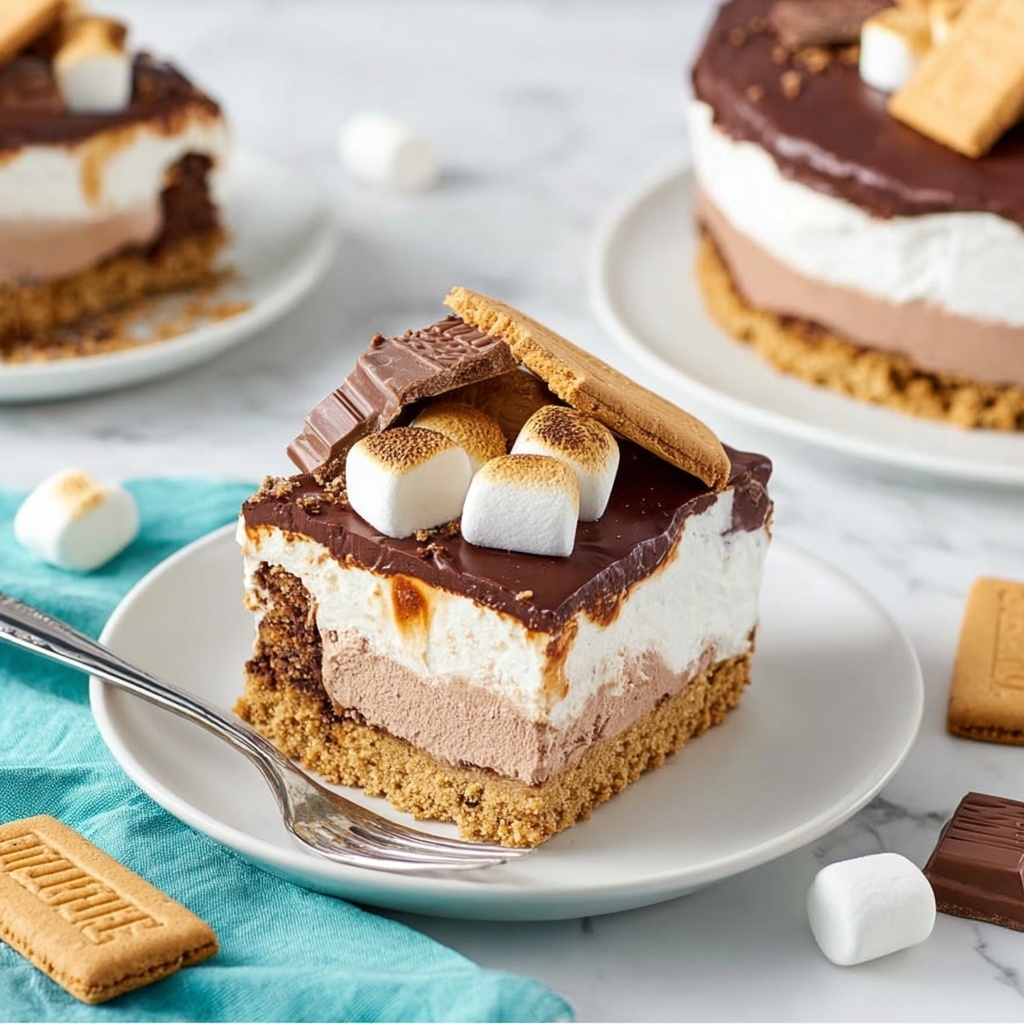 S'mores Cheesecake Recipe - Recipe Image
