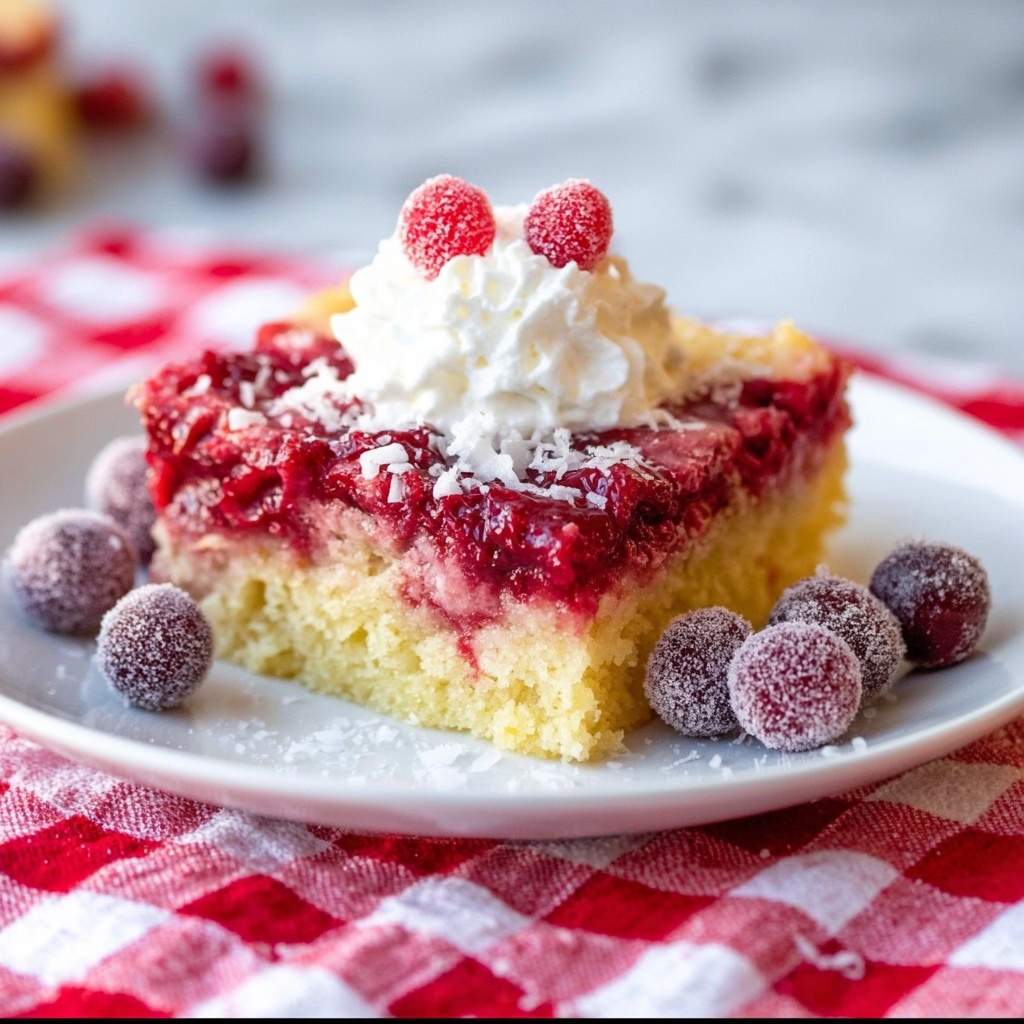 Cranberry Upside-Down Cake with White Chocolate and Orange Zest Recipe - Recipe Image