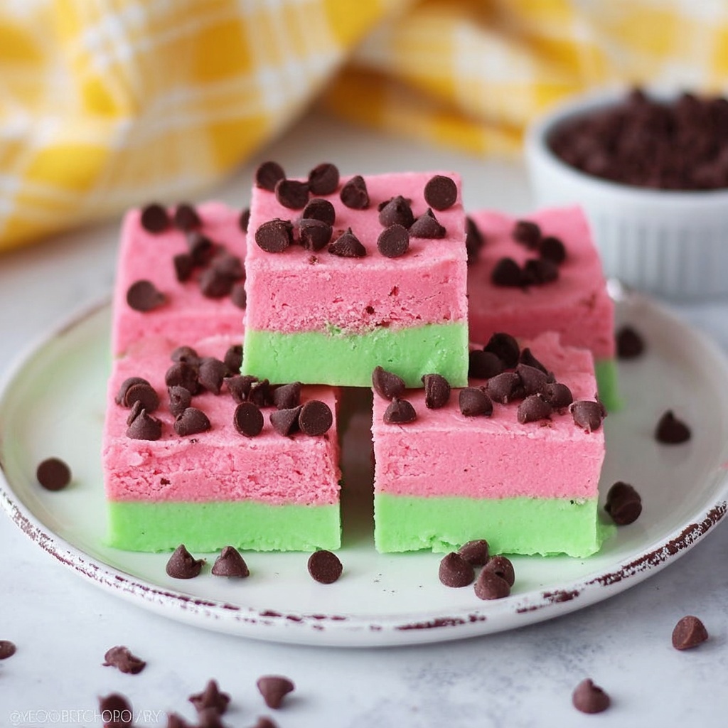 Watermelon Fudge Recipe - Recipe Image