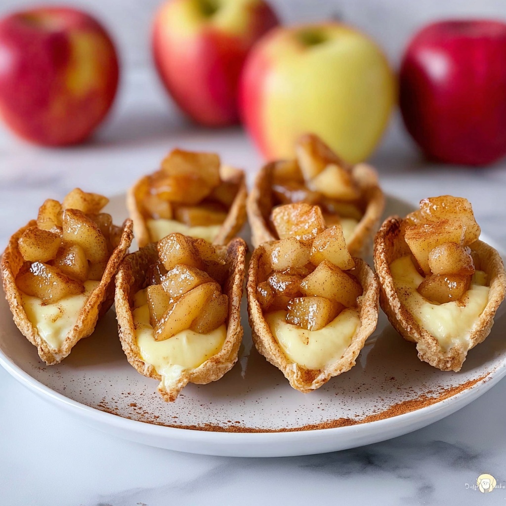 Apple Pie Tacos with Cream Cheese Frosting Recipe - Recipe Image