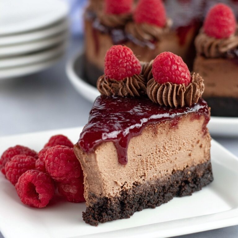 Chocolate Raspberry Cheesecake Recipe