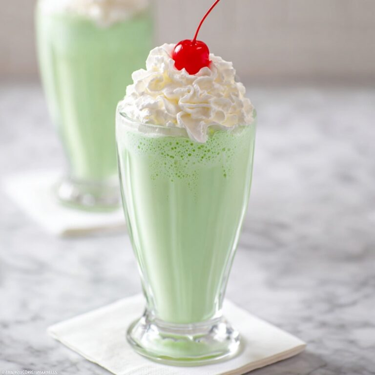 Homemade Shamrock Shake (McDonald’s Copycat) Recipe