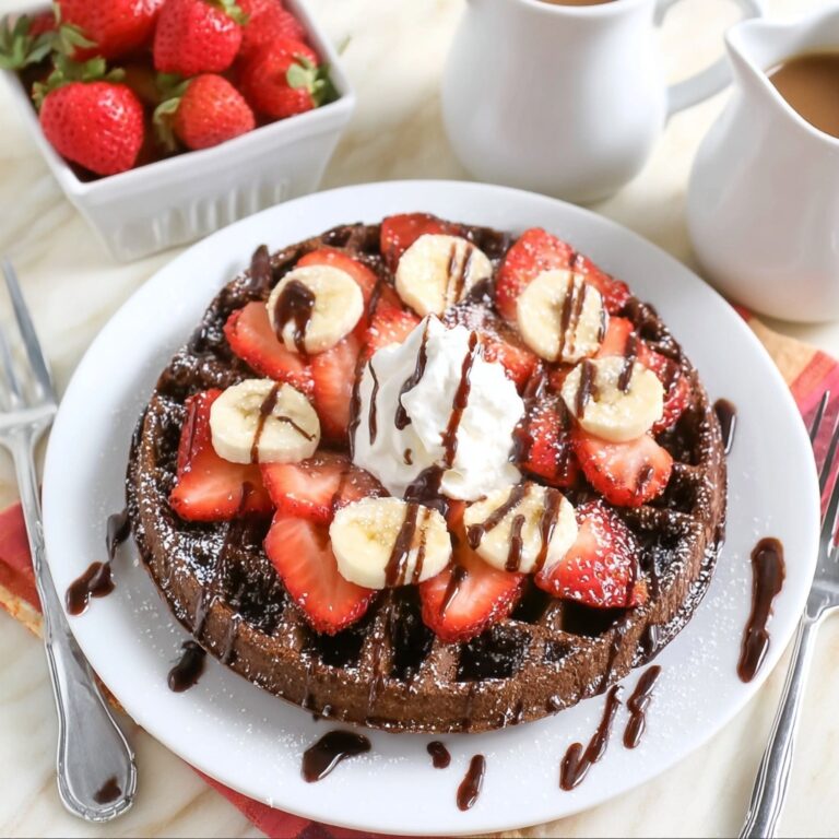 Belgian Chocolate Waffles Recipe
