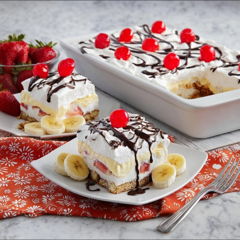 Banana Split Cake Recipe