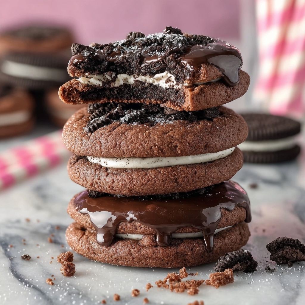 Oreo Stuffed Cookies Recipe - Recipe Image