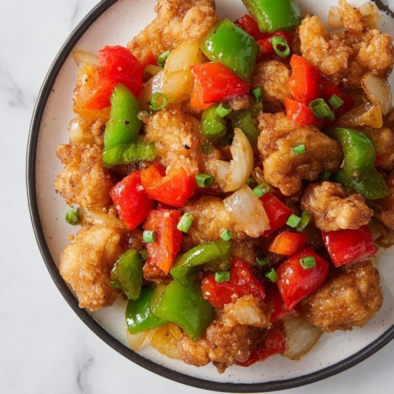 Salt and Pepper Chicken with Vegetables Recipe