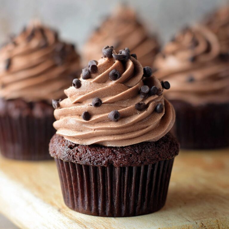 Chocolate Cupcakes with Chocolate Buttercream Frosting Recipe