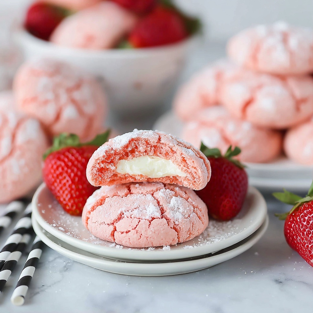 Strawberry Cheesecake Cookies Recipe - Recipe Image