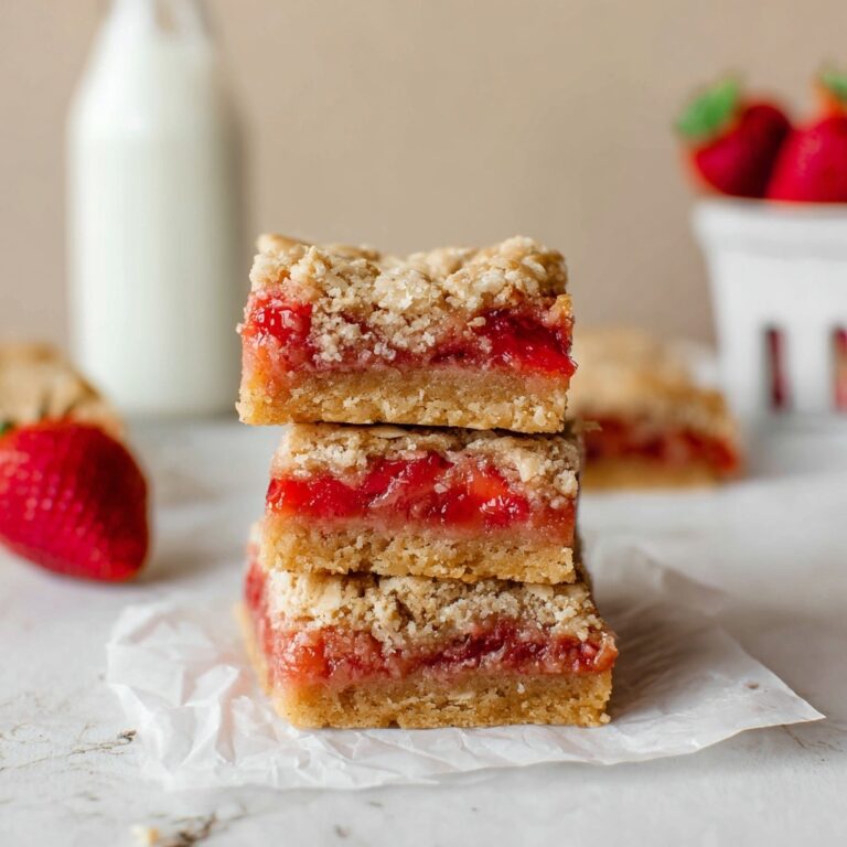 Strawberry Crumb Bars Recipe
