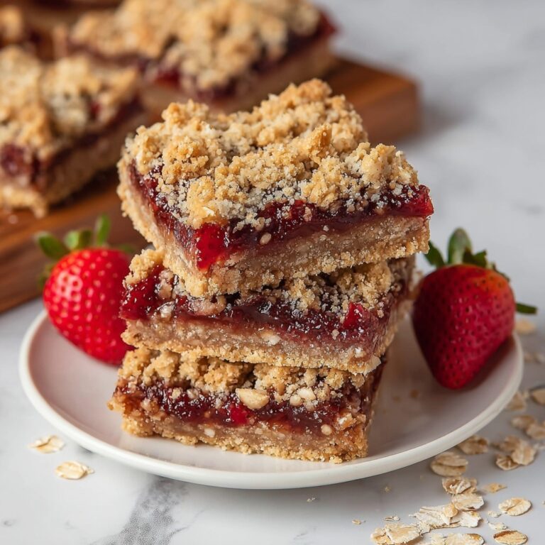 Strawberry Oatmeal Bars Recipe