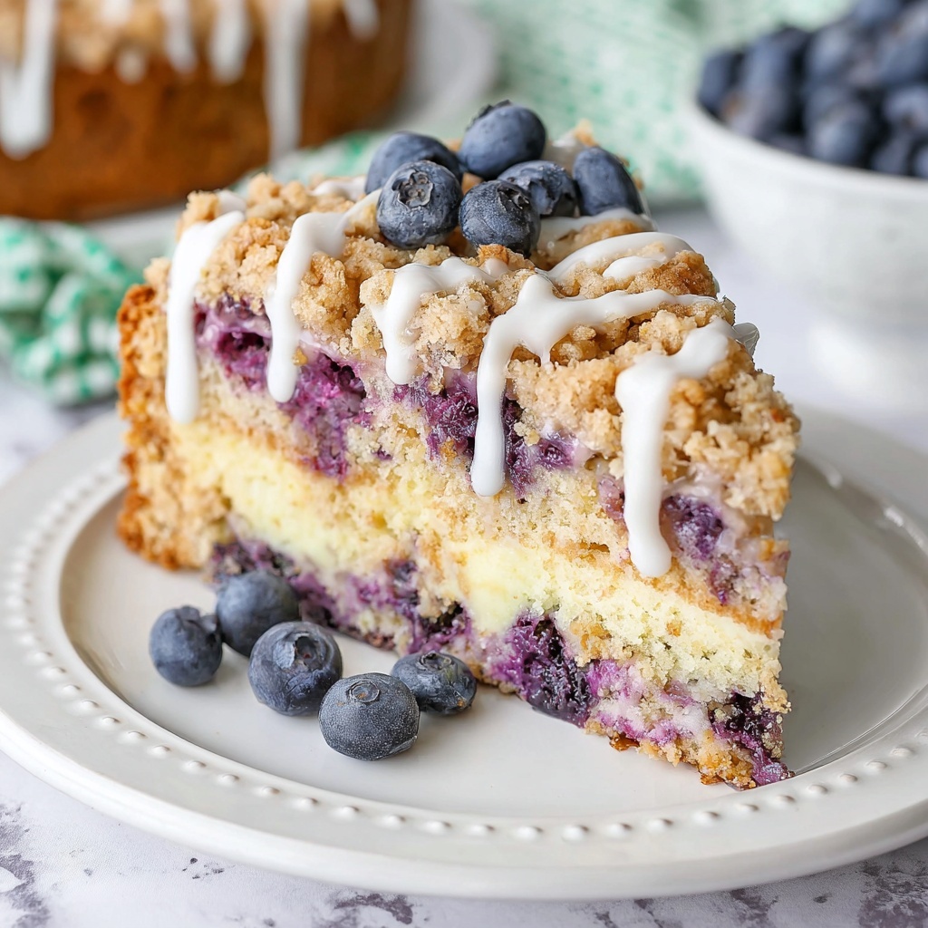 Blueberry Crumble Cheesecake Recipe - Recipe Image