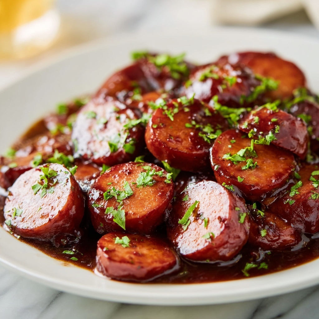 BBQ Kielbasa Bites Recipe - Recipe Image
